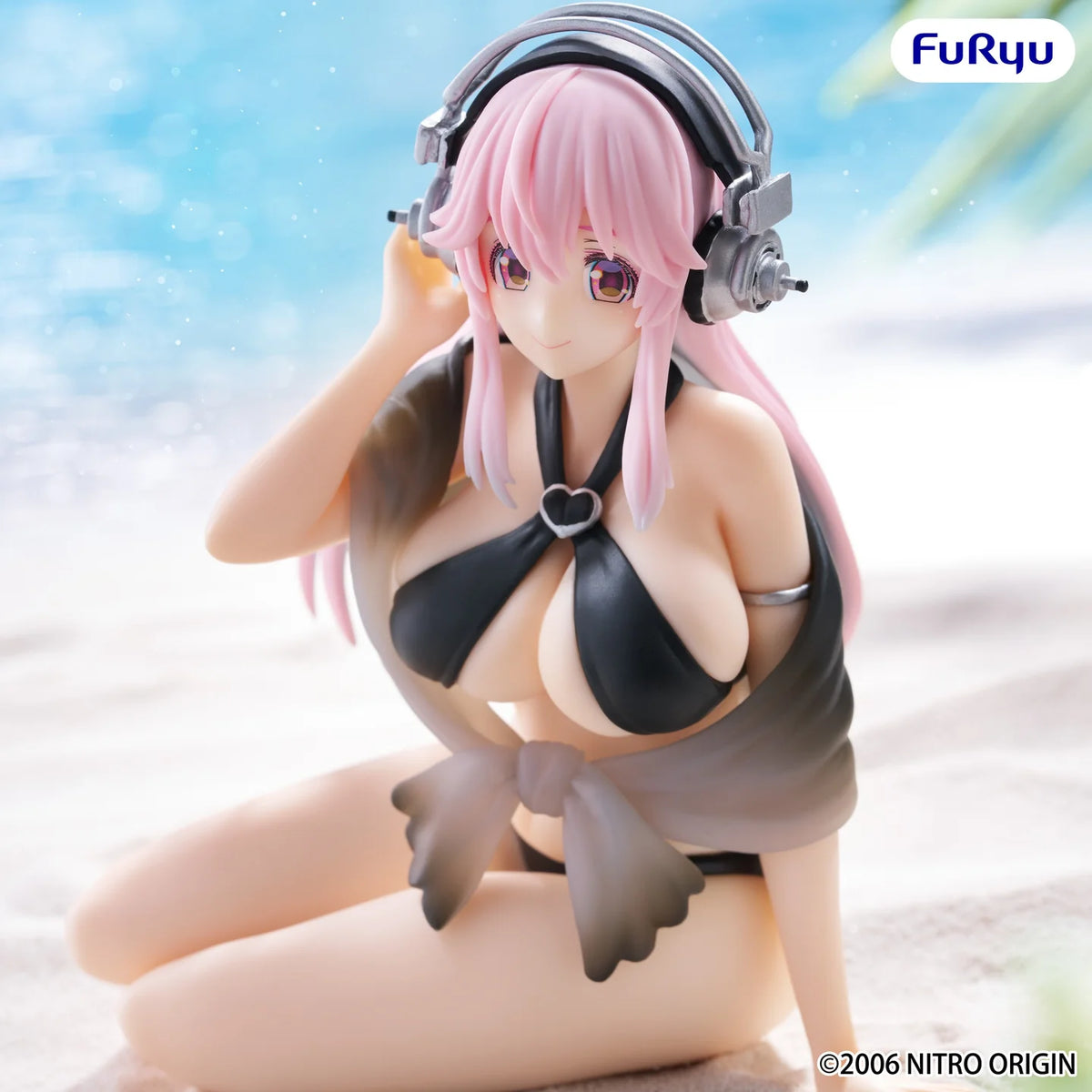 SUPER SONICO - Noodle Stopper Figure -Swimsuit Black Color ver