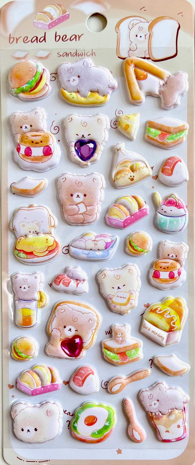 Big 2 Puffy Stickers