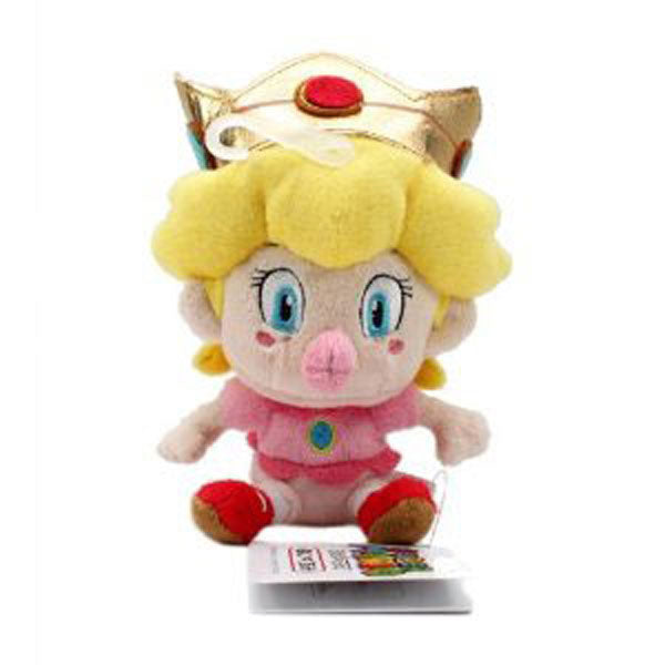 Super Mario All Stars Plush Doll - Baby Peach 6 Inch