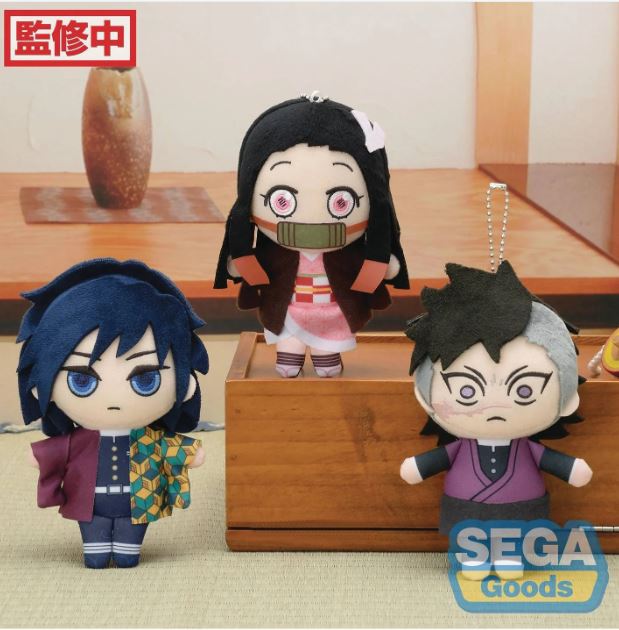 DEMON SLAYER OTENORI MP V2 PLUSH Genya Shinazugawa, Giyu Tomioka & Nezuko Kamado