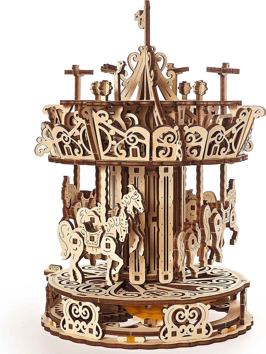 UGEARS Mechanical Models Model Carousel