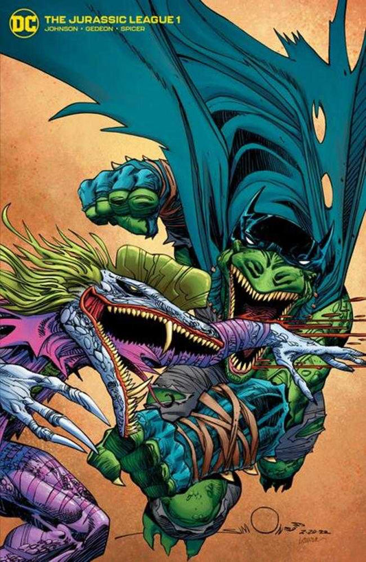 Jurassic League #1 (Of 6) Cover C 1 in 25 Walter Simonson Megalustre Dino Skin Card Stock Variant