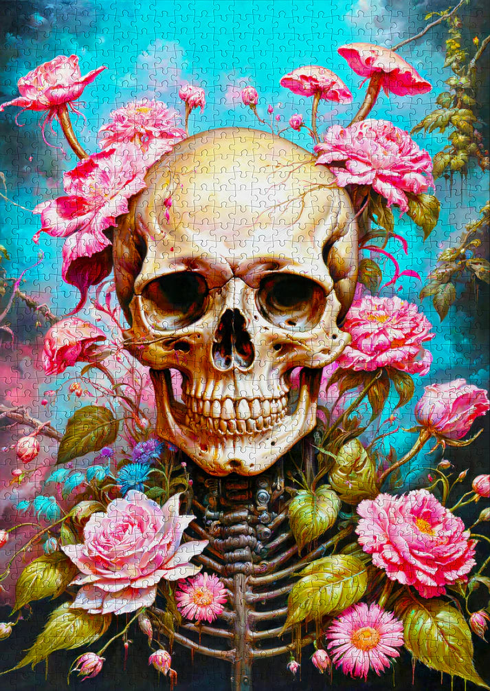 1000 Pieces Jigsaw Puzzle - Garden Skeleton