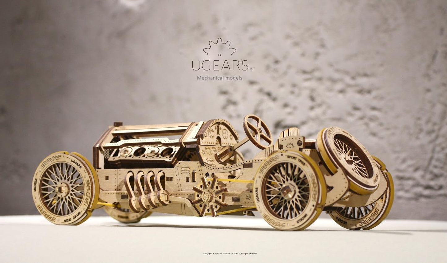 UGEARS Mechanical Models Model U-9 Grand Prix Car