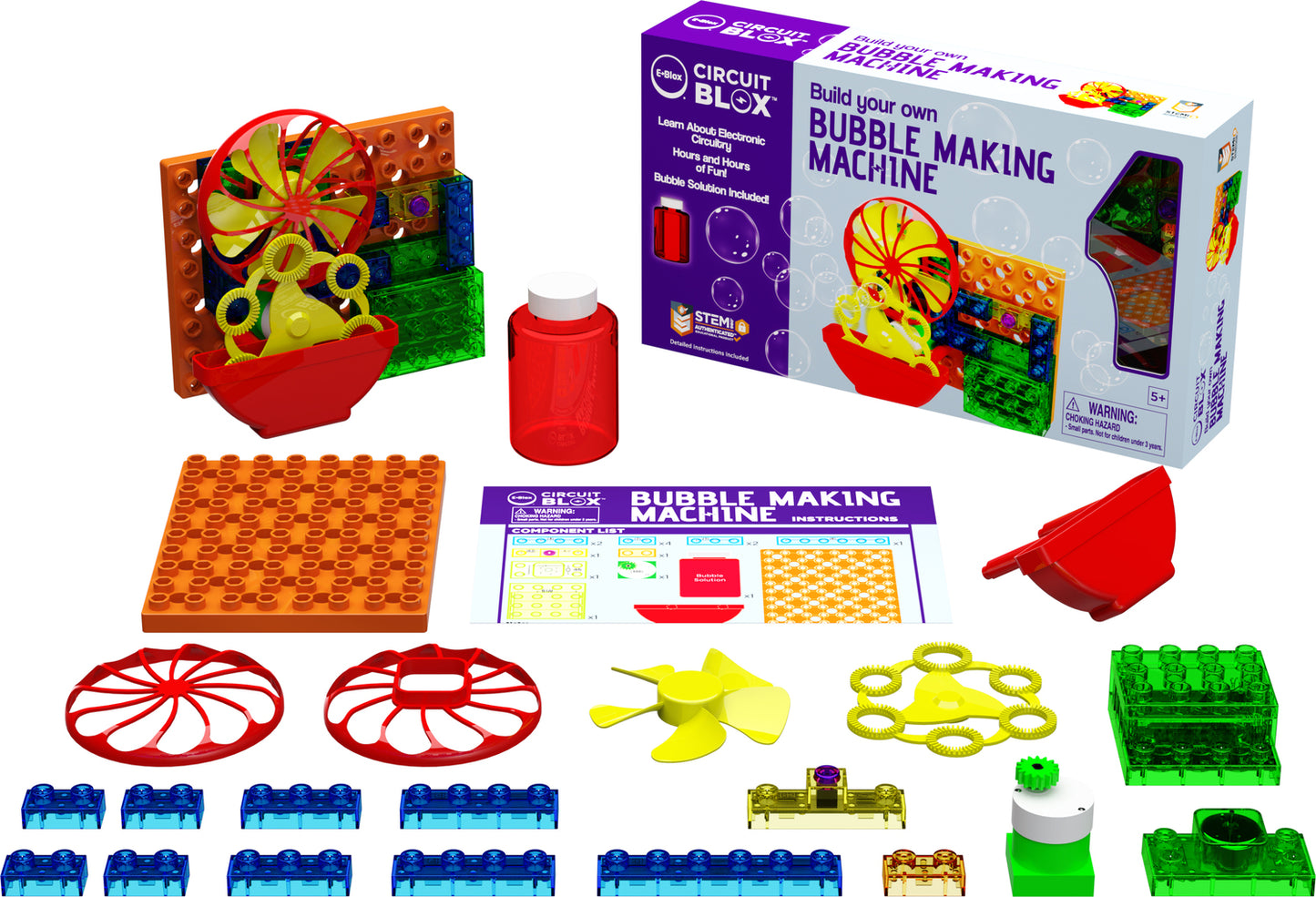 E-Blox Circuit Blox, Build Your Own Bubble Making Machine