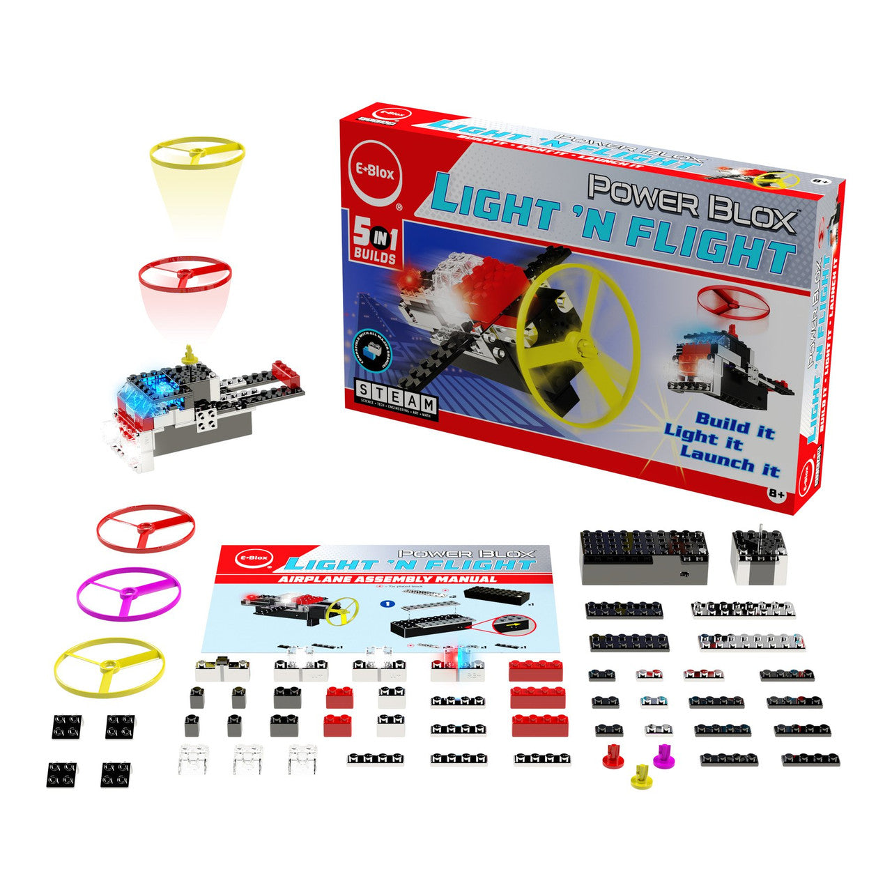 E-Blox Power Blox, Light N Flight 5-in-1