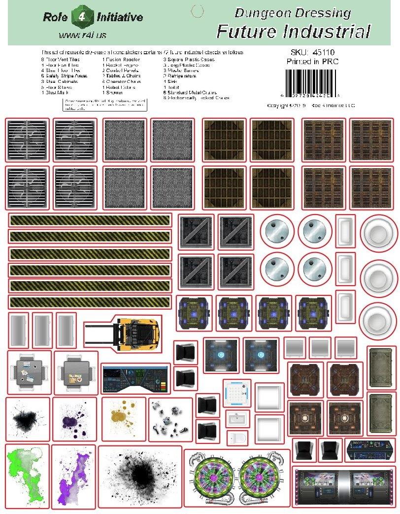 Role 4 Initiative Dungeon Dressing - Future Industrial