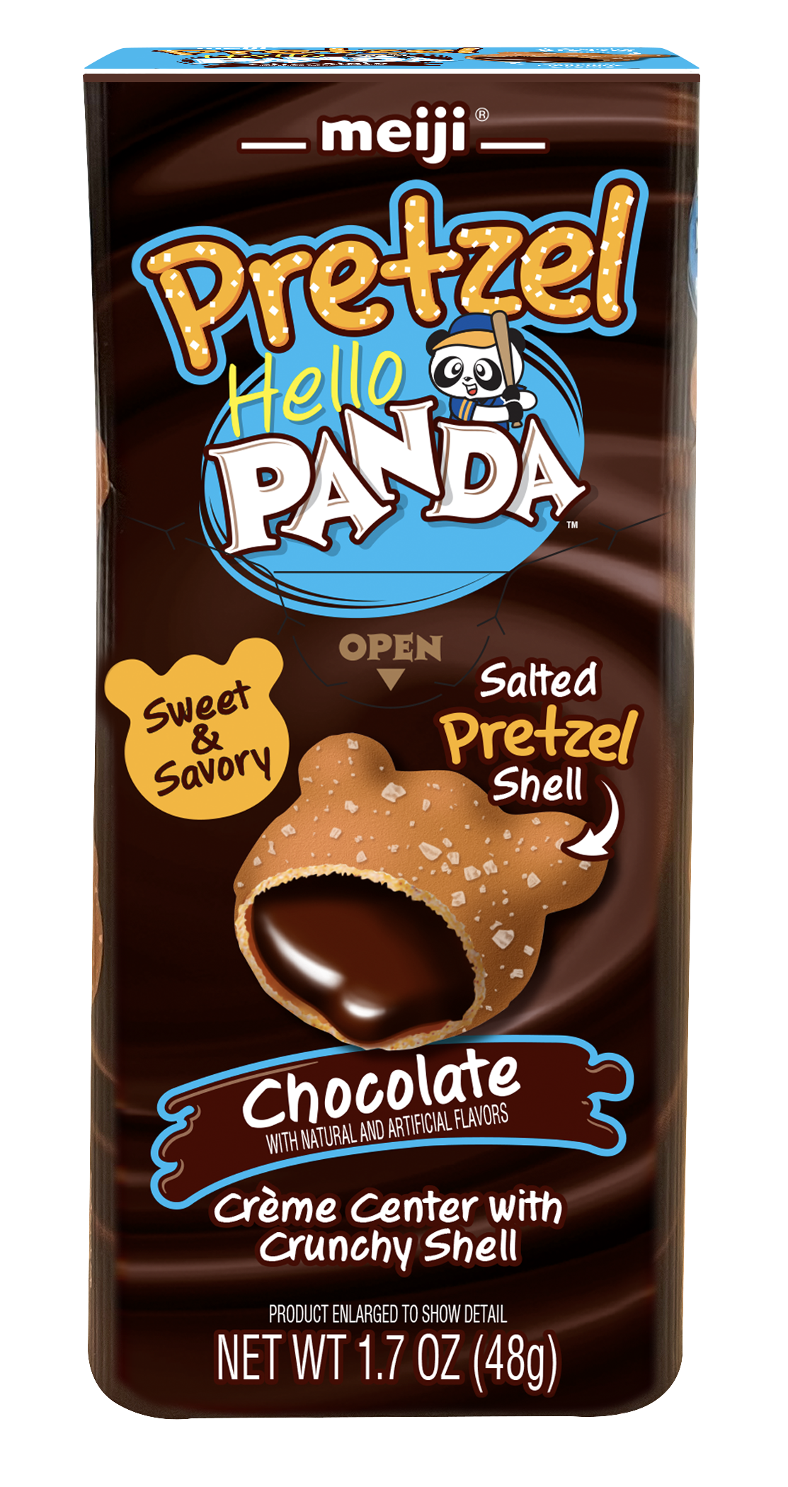 Meiji Hello Panda Pretzel Chocolate 1.7oz ,10ct