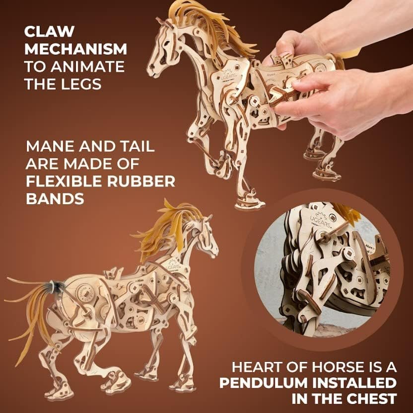 UGEARS Mechanical Models Model Horse-Mechanoid