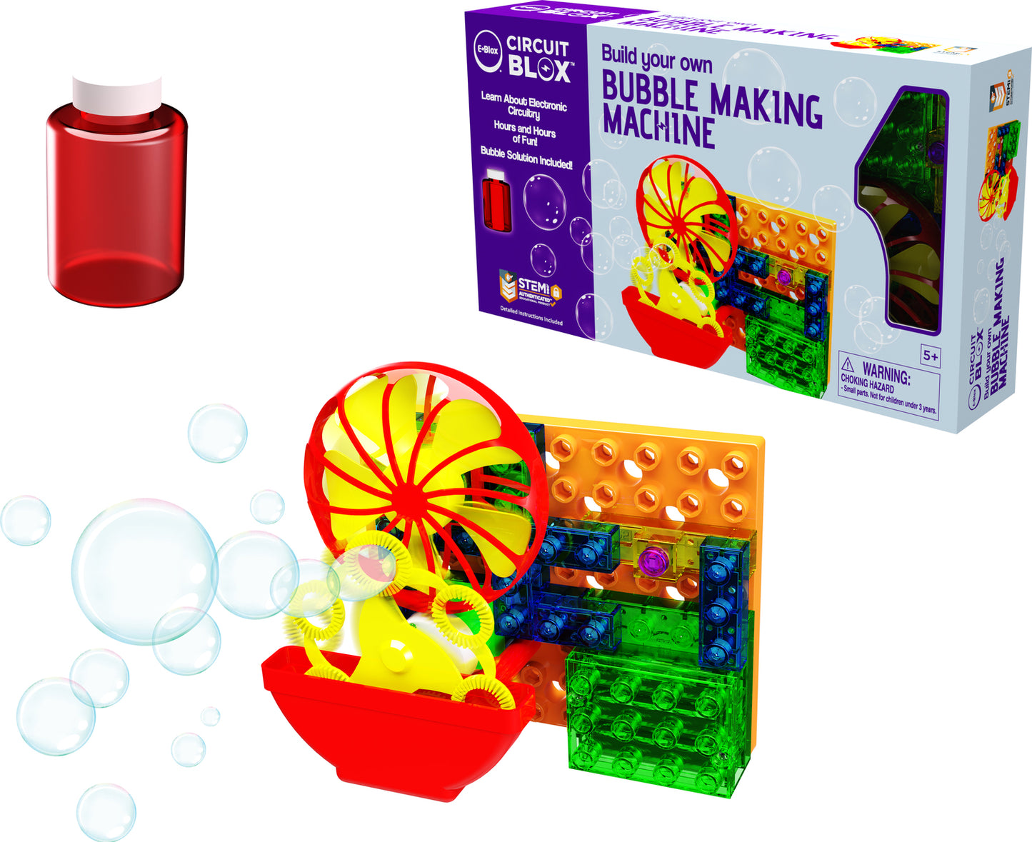E-Blox Circuit Blox, Build Your Own Bubble Making Machine