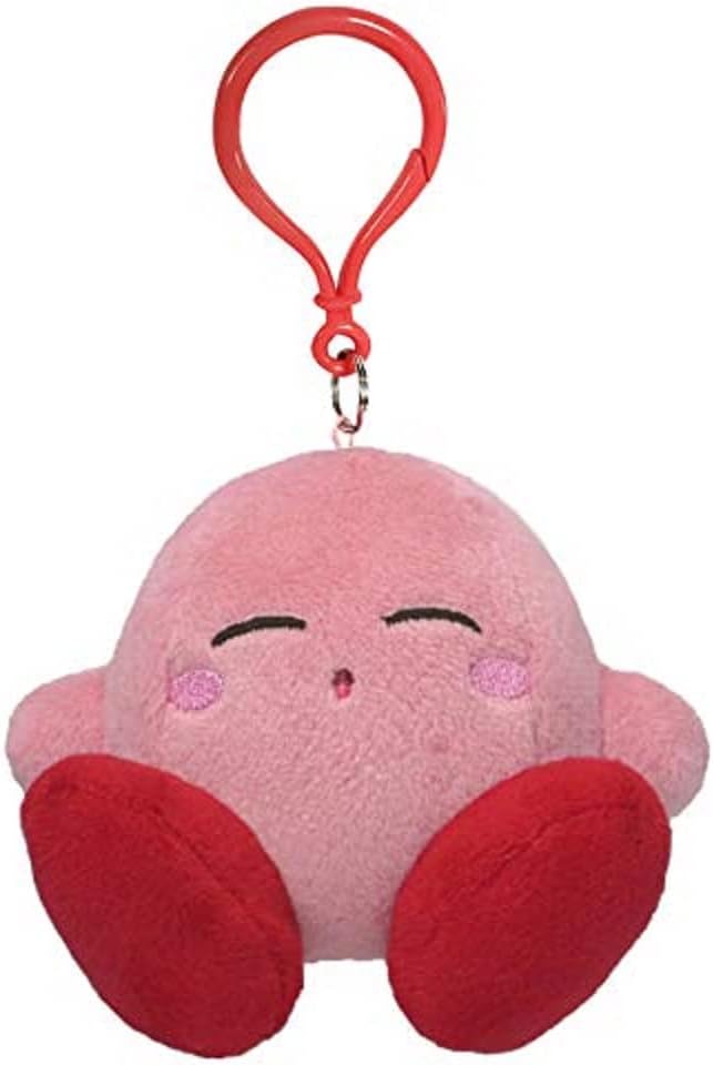 Little Buddy 1712 Kirby Sleeping Pose Dangler Plush, 3.5"