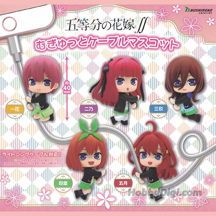 Bushiroad Creative Gacha - The Quintessential Quintuplets Mugyutto Cable Mascot