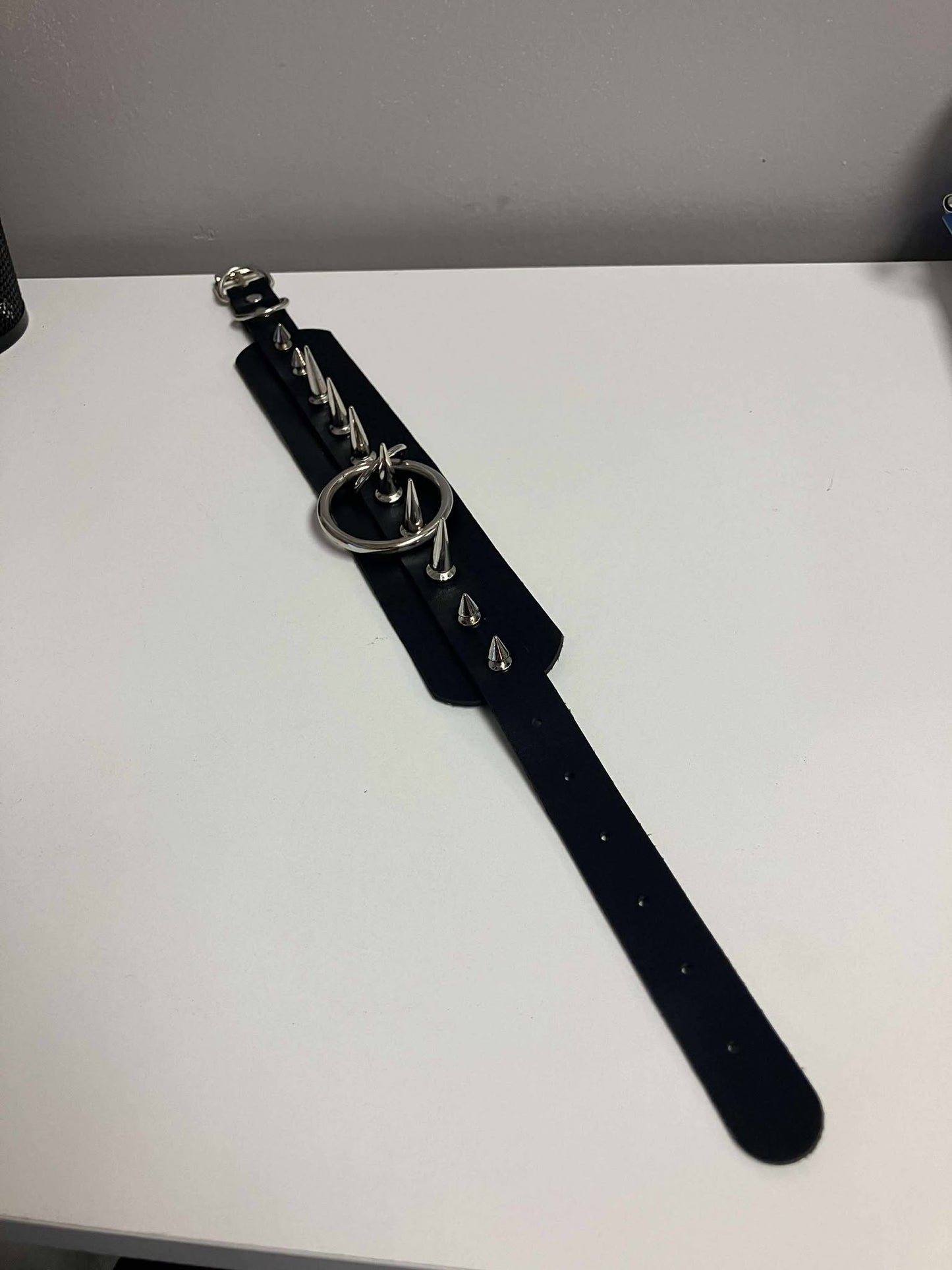 Harajuku Choker/Necklace Spikes with a Hoop