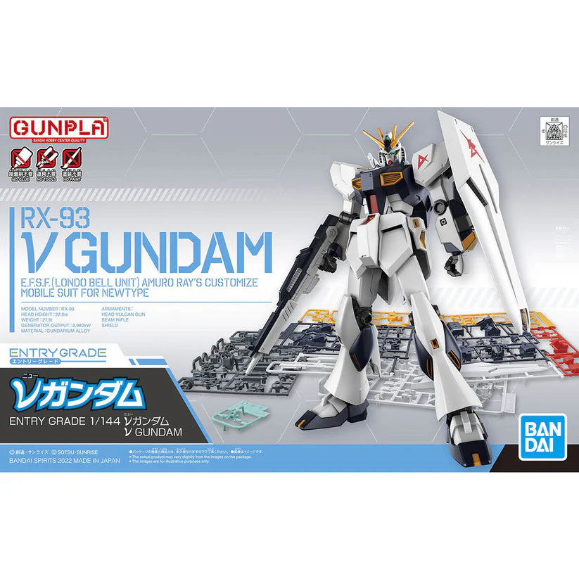 Bandai Entry Grade 1/144 RX-93 Nu Gundam Model Kit