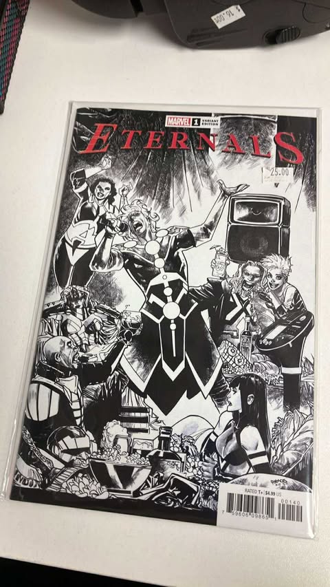 Eternals #1 Sketch variant