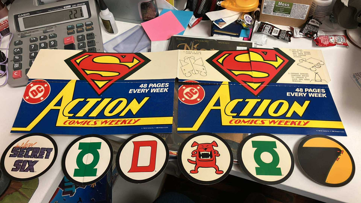 DC Action Comics Retail Store Display