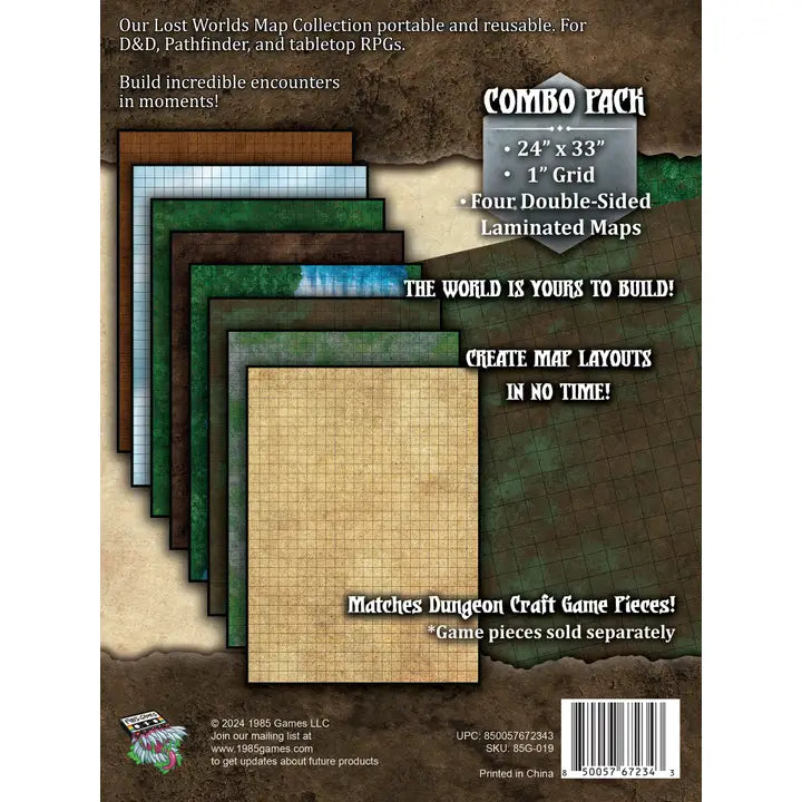 Dungeon Craft Map Collection Lost World
