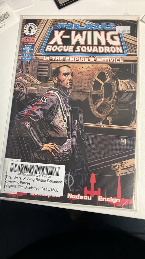Star Wars X-Wing Rogue Squadron In the Empire's Service Autographed