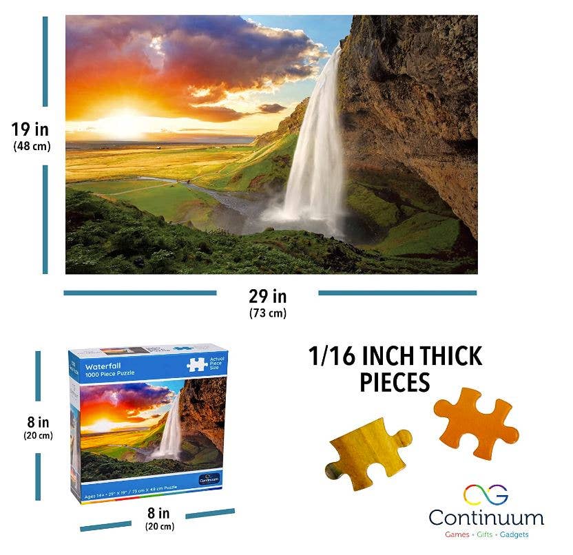 1000 Piece Puzzle - Waterfall