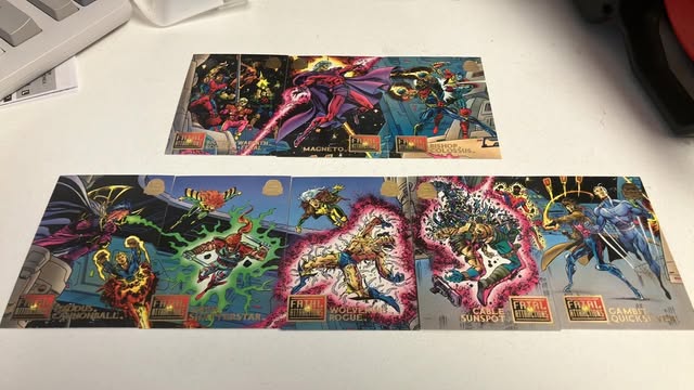 Marvel Cards Fatal attractions 1-8