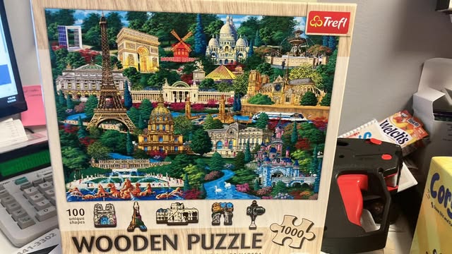 France-Famous Places Wooden Puzzles 1000 piece