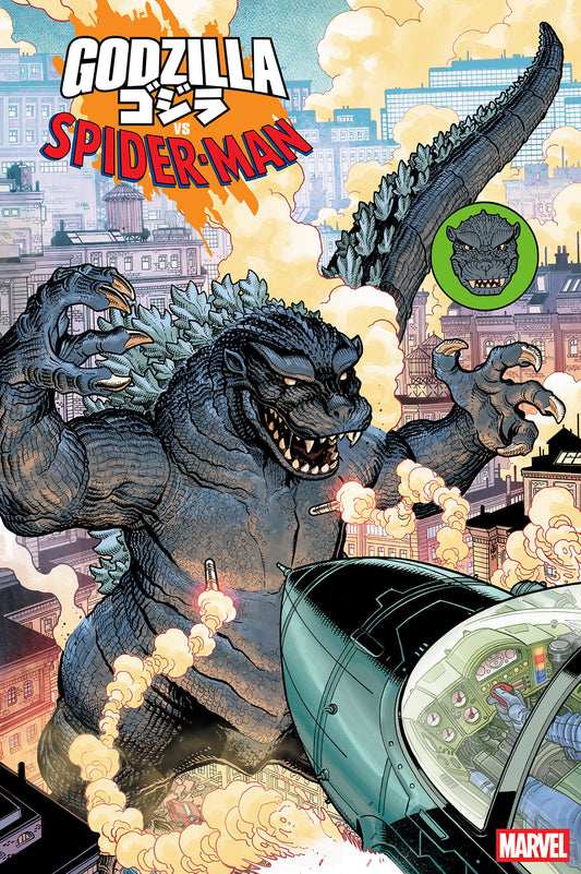 Godzilla vs. Spider-Man #1 Nick Bradshaw Monster Homage Variant