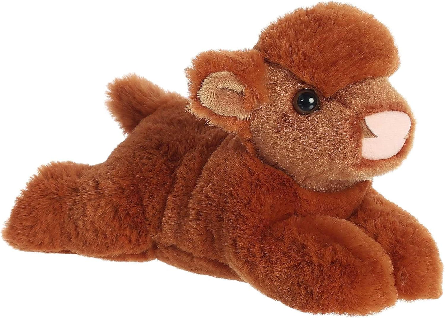 Aurora® Adorable Mini Flopsie™ Highland Cow Calf Stuffed Animal