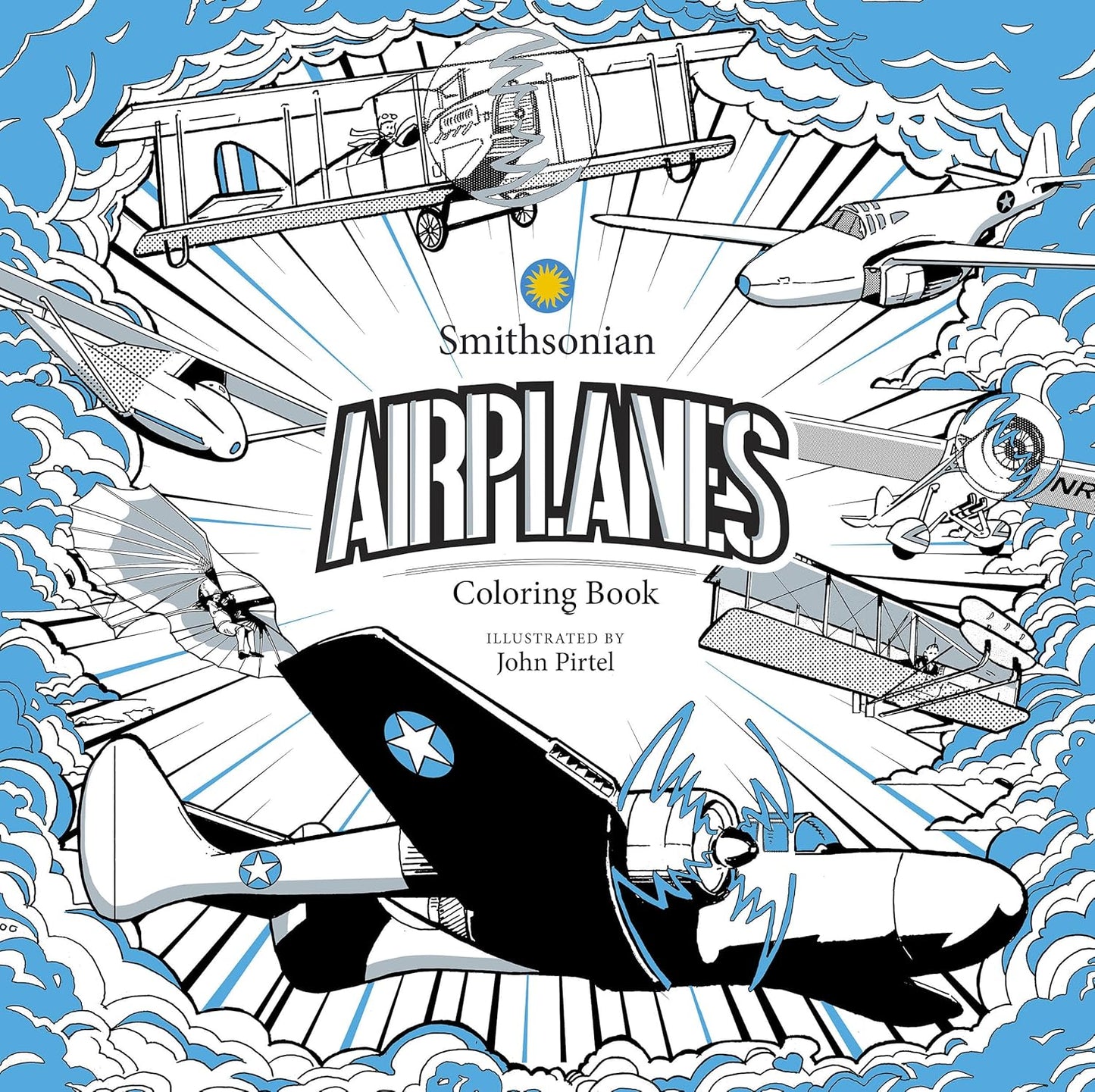 Smithsonian Airplanes Coloring Book