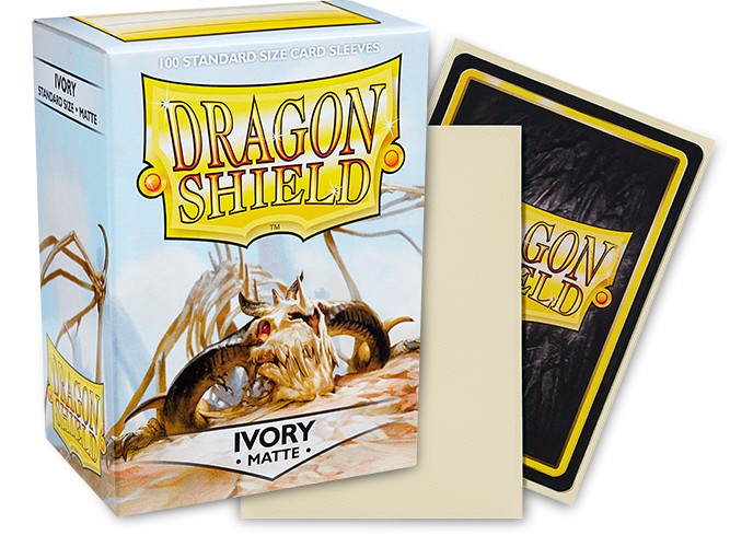 Dragon Shield Sleeves: Standard Matte - Ivory 100CT