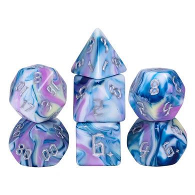 Blooming Violets Dice Set