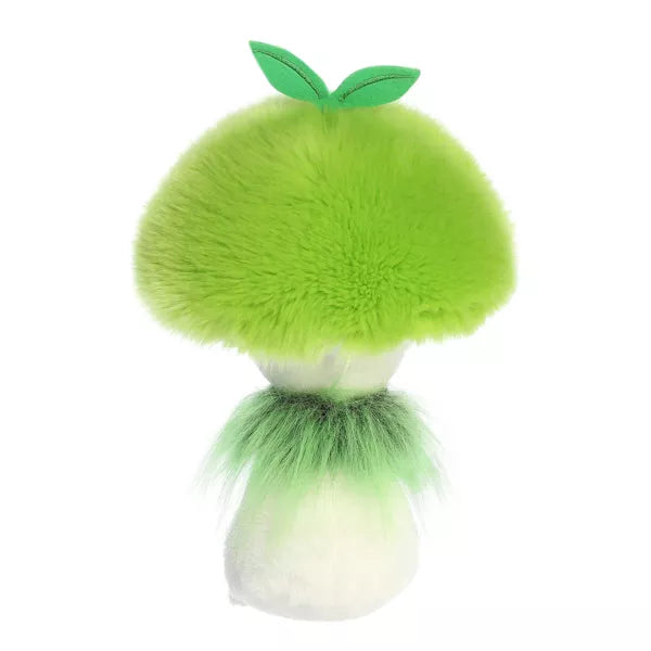 Small Green Sprout Fungi Friends Vibrant Stuffed Animal Green 9"