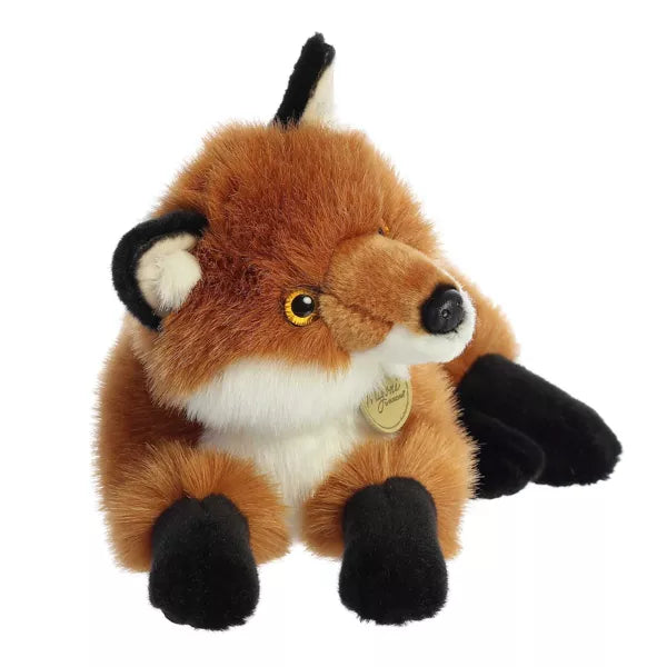 Large Fox Miyoni Realistic Stuffed Animal Orange 15"