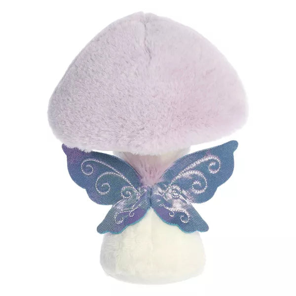 Small Fairy Fungi Friends Vibrant Stuffed Animal Purple 9"