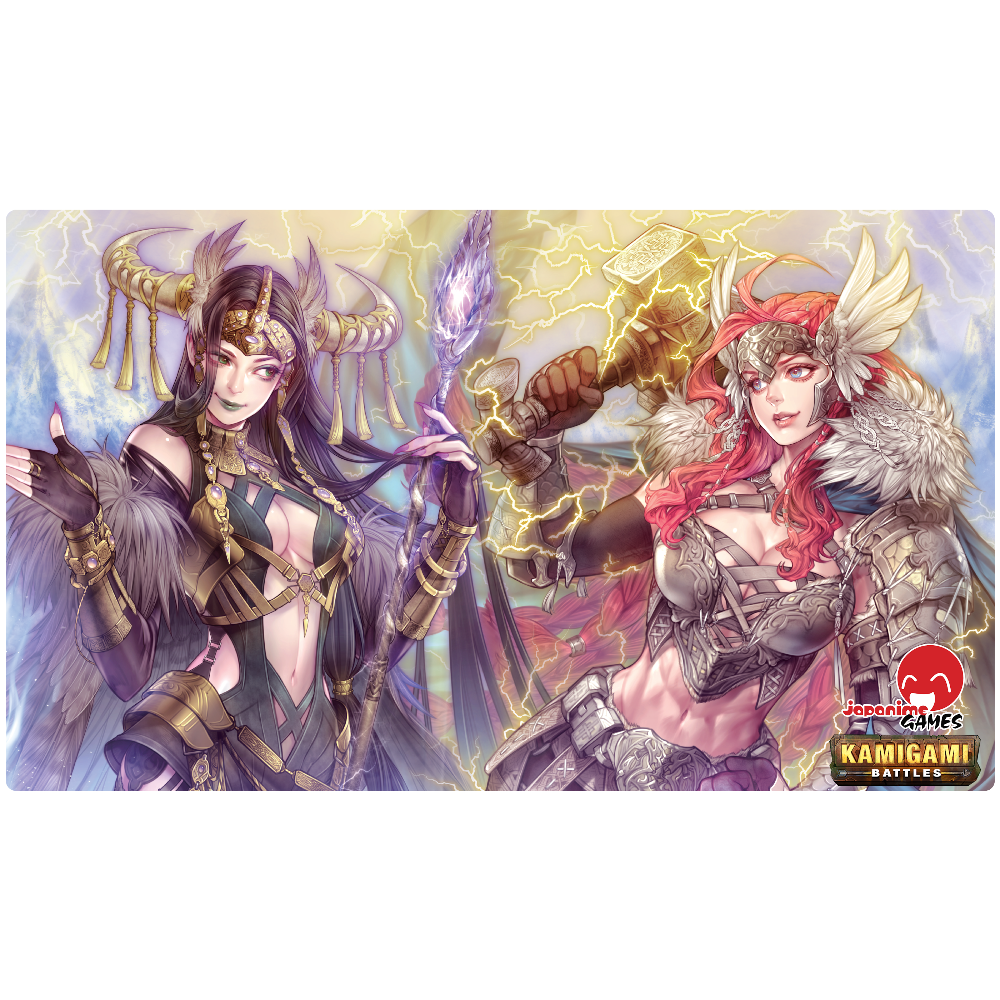 Kamigami Battles Premium Standard Playmat - Loki and Thor