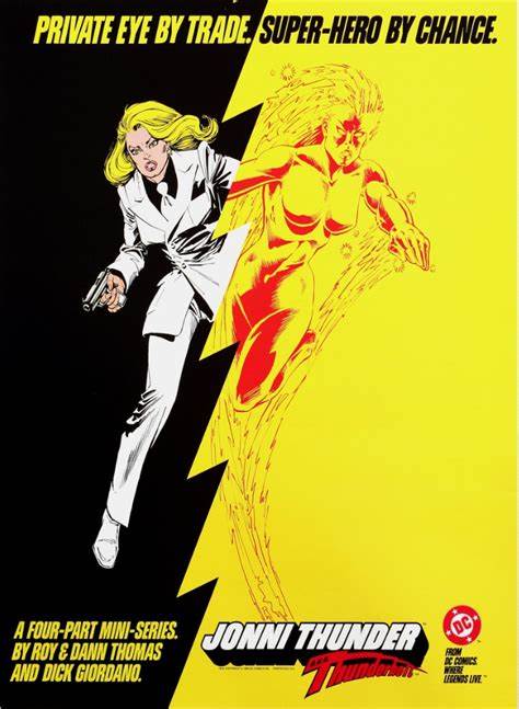 16 x 22" JONNI THUNDER THUNDERBOLT Shop Promo Poster