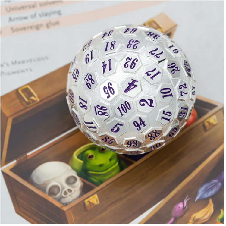 45mm Metal D100 - Platinum with Purple