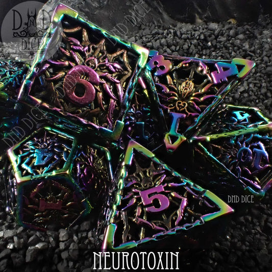 7 Piece RPG Set Hollow Neurotoxin Spider Metal