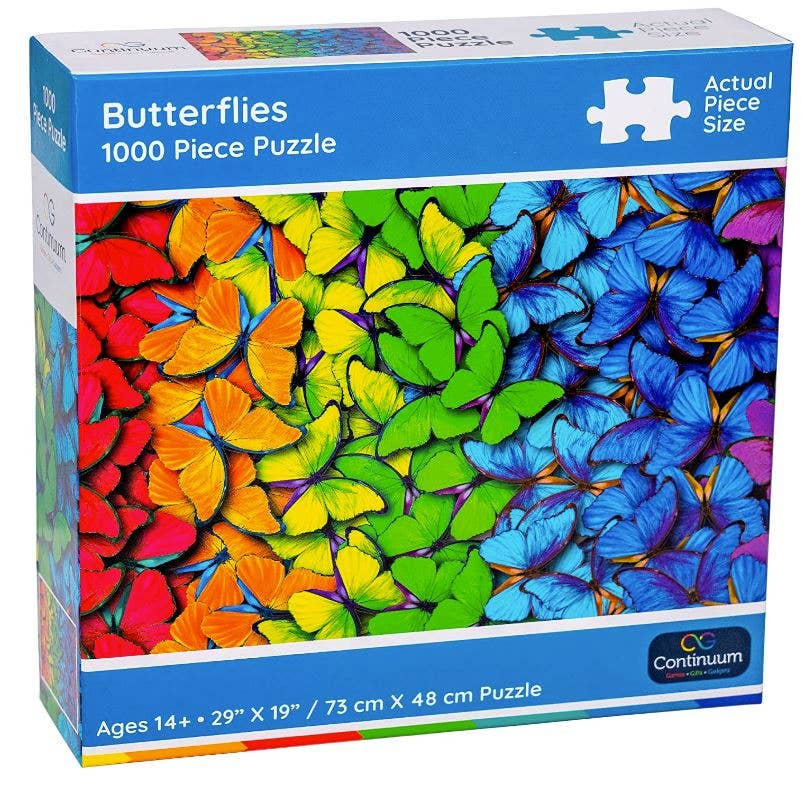 1000 Piece Puzzle - Butterflies