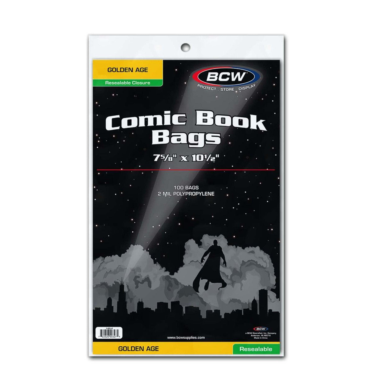 BCW Resealable Golden bags