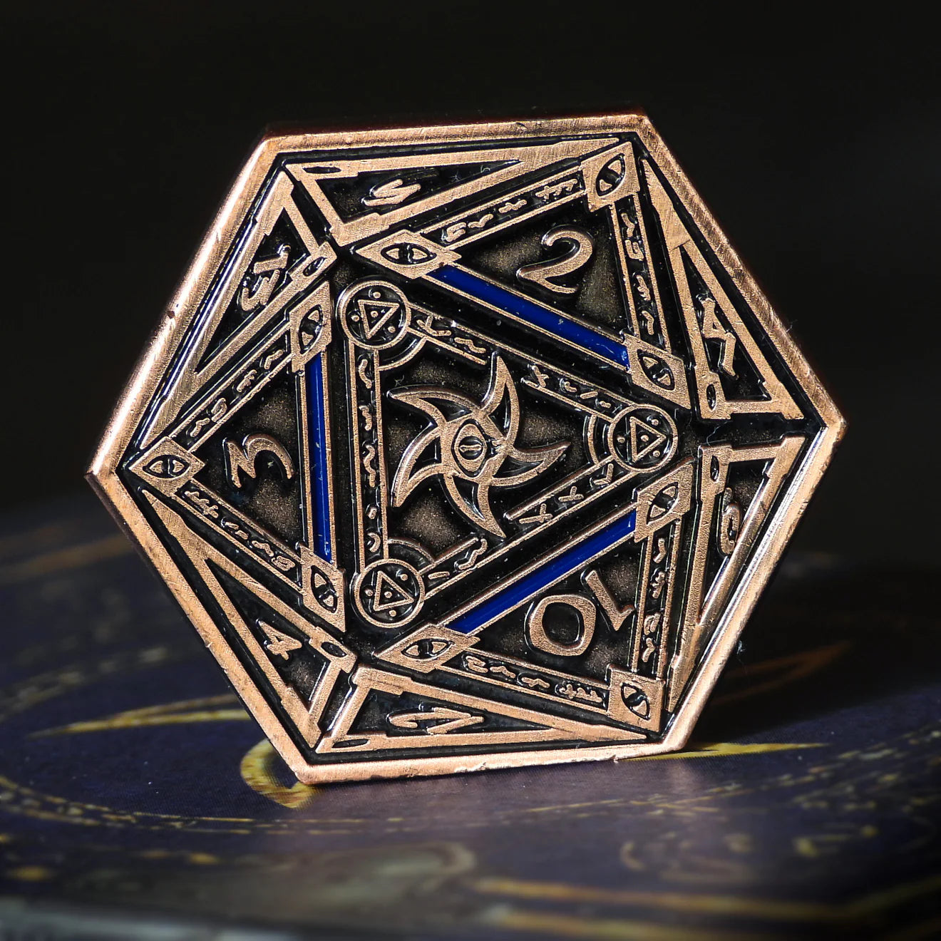Astral Elder Sign d2 Coin Copper