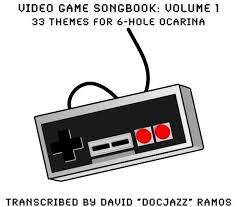 Video game Songbook for 6 Hole Ocarina