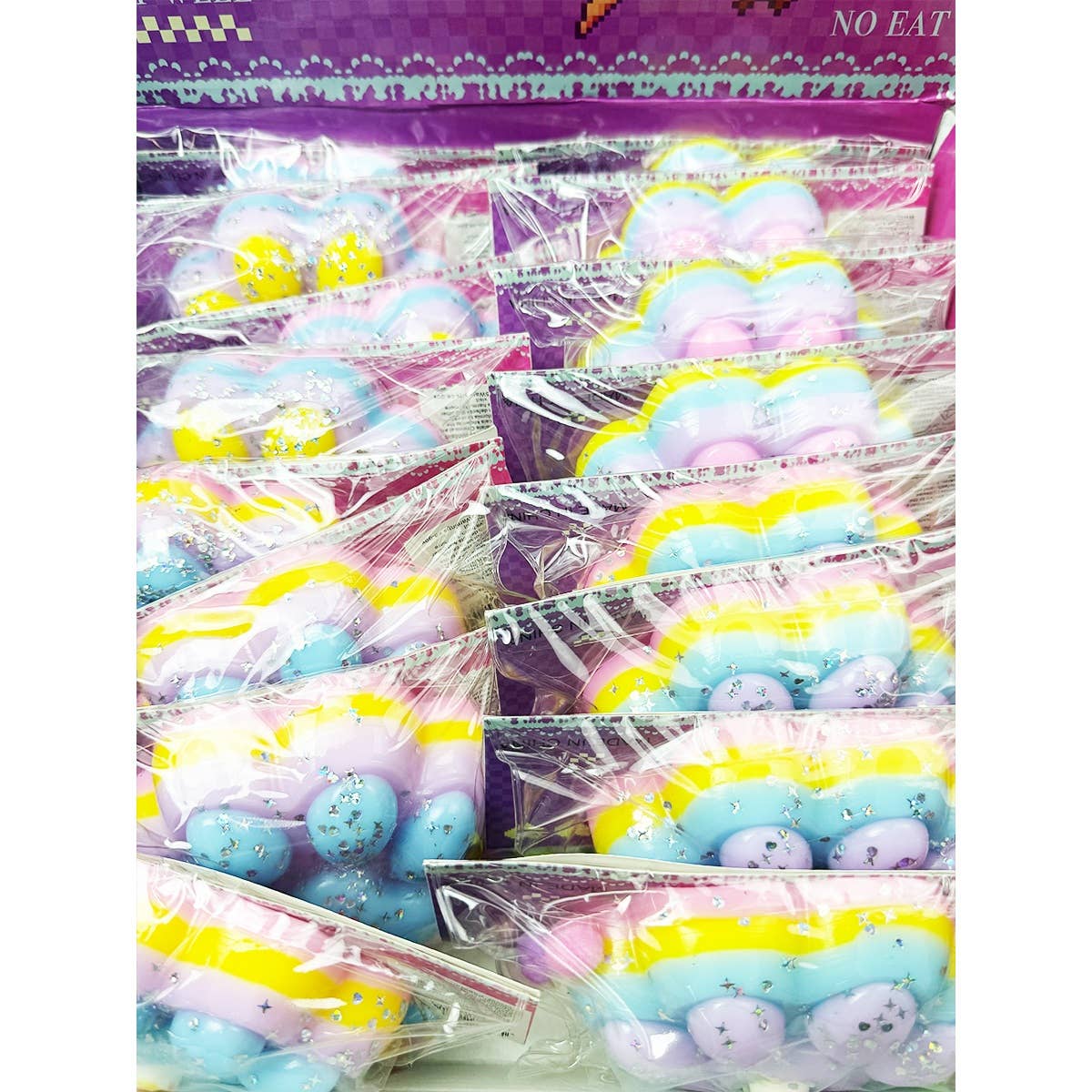 Large Addicting Paw Squishy Toys