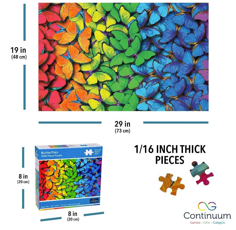 1000 Piece Puzzle - Butterflies