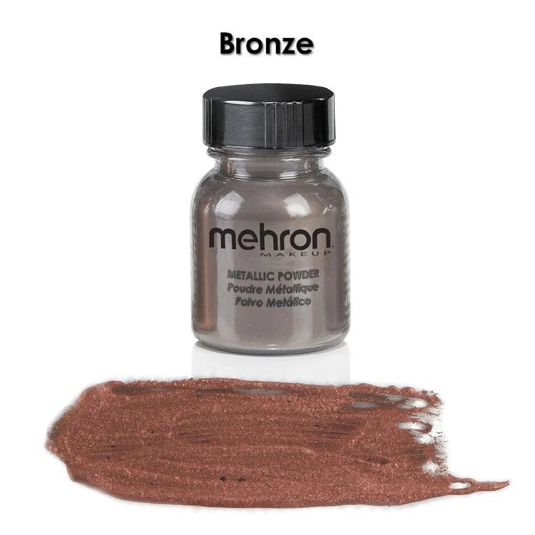 Mehron Metallic Powder with Mixing Liquid