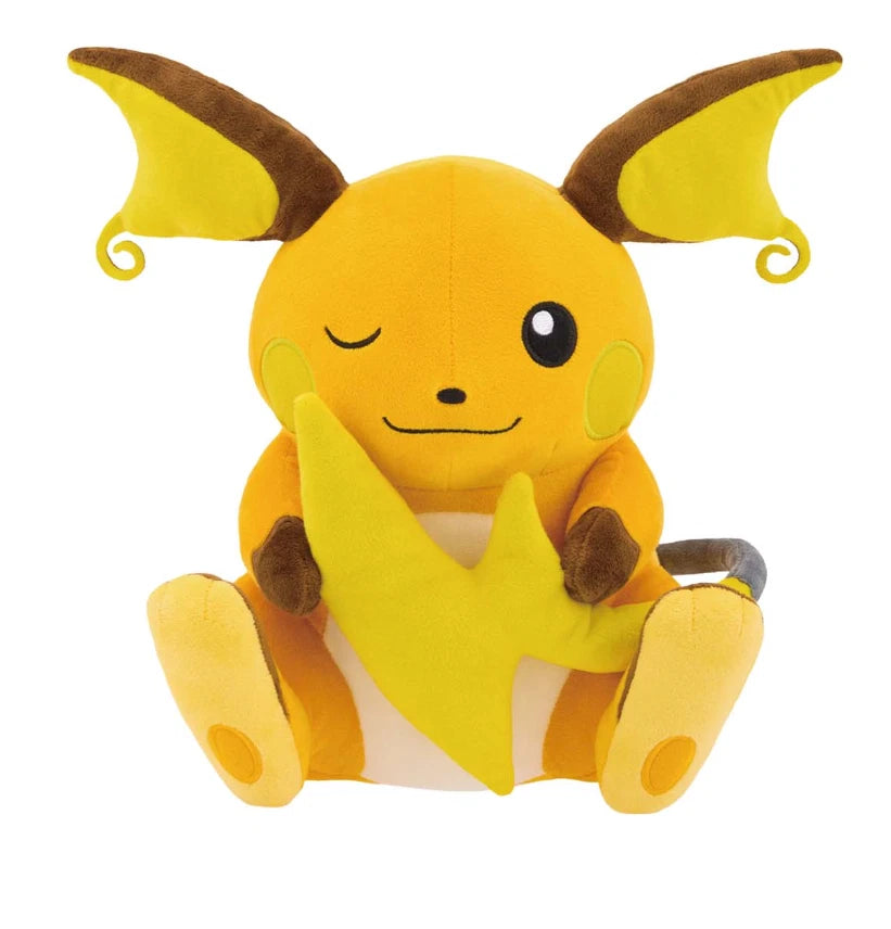 Pokemon Mofugutto Tail Show! Plush - Raichu / 9.8" Mew