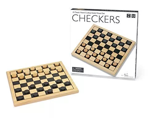 Wooden Checkers