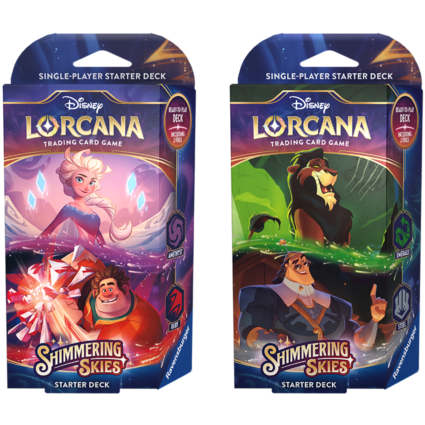 Disney Lorcana Shimmering Skies Decks