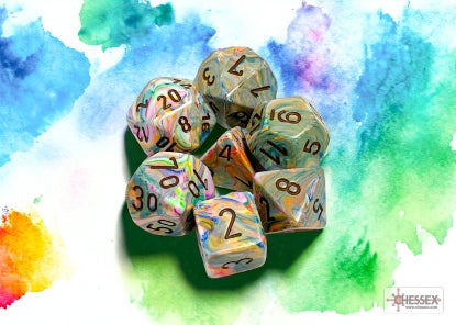 Festive Polyhedral 7-Die Set