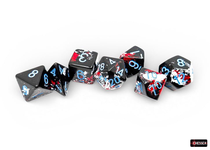 Brush Dark Side/Blue Polyhedral 7-Die Set