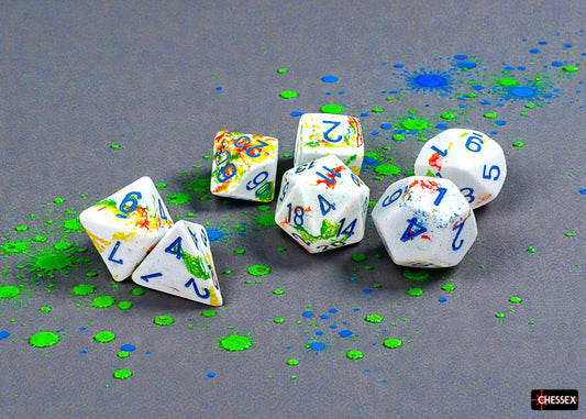 Brush Breezy/Blue Polyhedral 7-Die Set